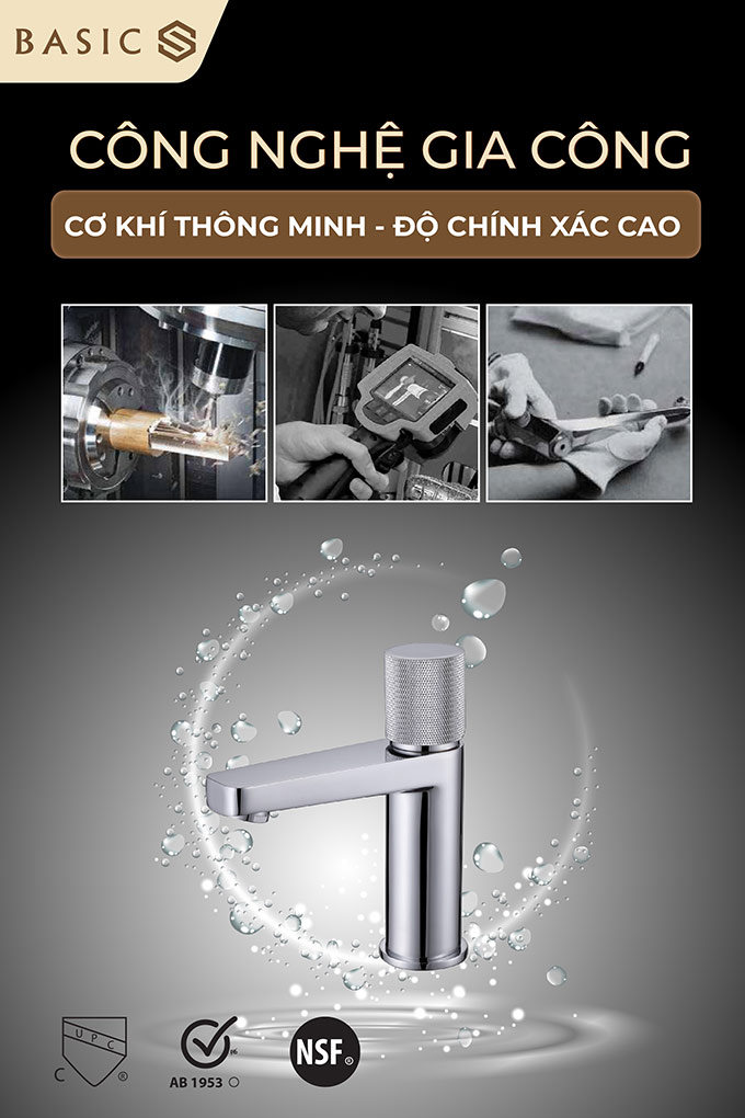 BW-616V có công nghệ gia công chính xác cao