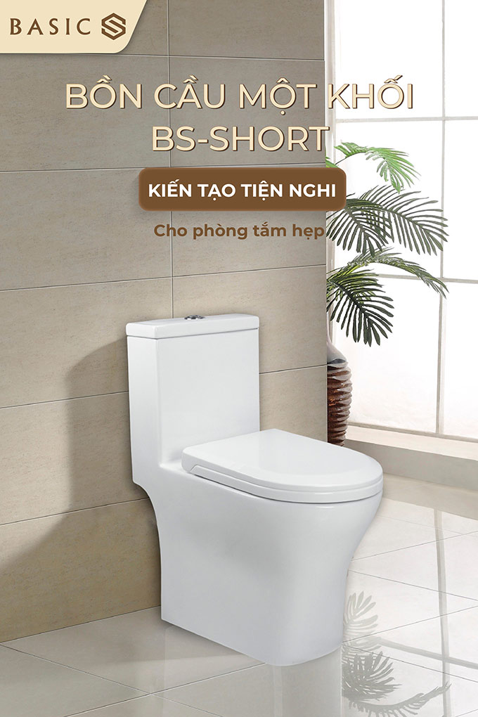 Bồn cầu một khối BS-Short