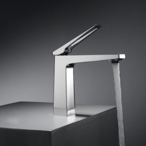 Vòi lavabo nóng lạnh Basic Lucas-L màu Chrome