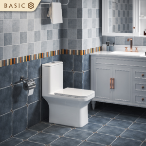 Bồn cầu một khối dáng vuông cao cấp Cavoli