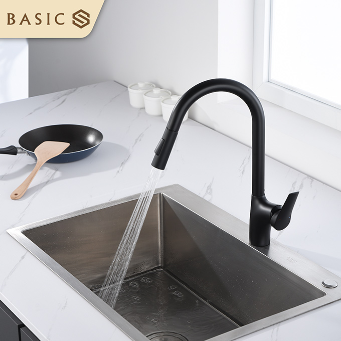 Vòi bếp nóng lạnh Basic BK-68309 - Màu Chrome