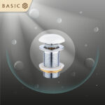 Bộ xả chậu Basic BP-21057 - Không lỗ xả tràn