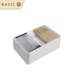 Chậu rửa chén sứ FFC kháng khuẩn Basic BS-K3020
