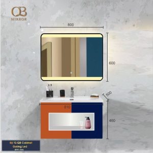 Bộ tủ Cabinet thủy tinh kháng khuẩn QG814-QC280HT-QL930V