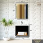 Bộ tủ Cabinet thủy tinh kháng khuẩn GLASS-541