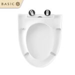 Nắp bồn cầu PP nguyên sinh Basic BSA-124S