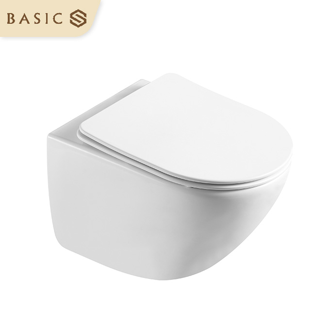Bồn cầu treo tường vành kín Basic Eden-W