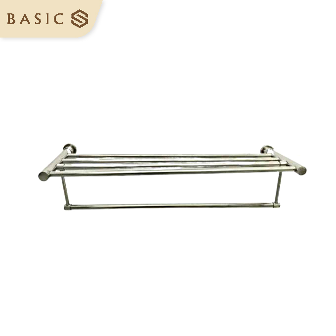 Kệ khăn hai tầng (màu Chrome) B8-563