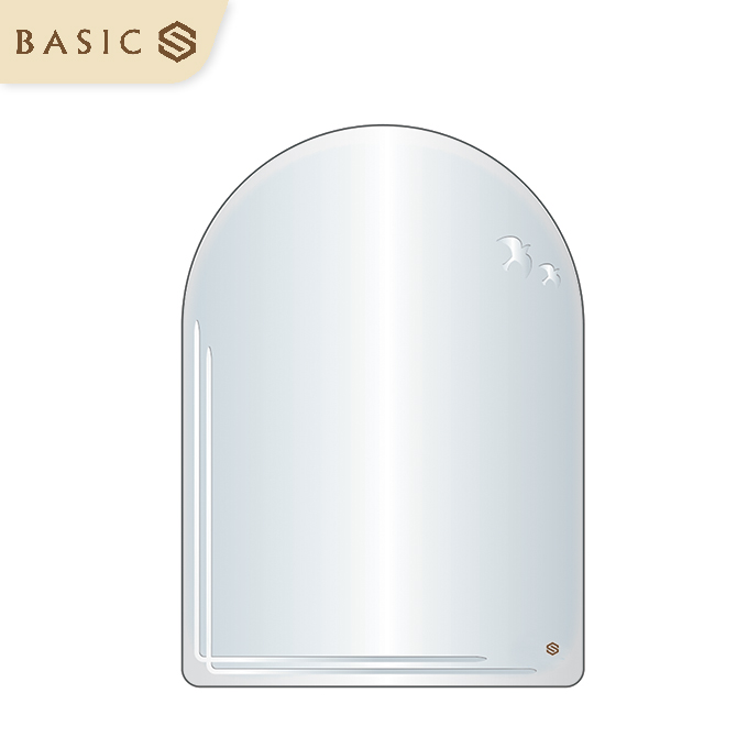 Gương bạc ròng, khung treo âm BSG-003 (500 x 700mm)