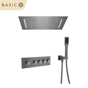 Sen an toàn nhiệt âm tường cao cấp Basic Weston-T màu PVD Titan