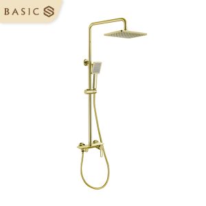 Sen tắm nóng lạnh Basic Cara-SG màu Titanium Gold