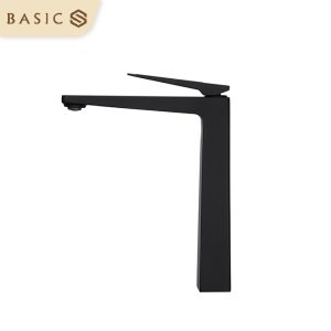 Vòi lavabo nóng lạnh Basic Lucas-HB màu PVD Black (Vòi cao)